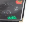 A4 méretű 1 lapos Bistro étlaptartó