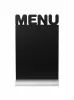 Kriedová tabuľa Securit, silueta MENU, hliníková noha