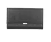 ABSOLUT LEATHER FEKETE BŐR BRIFKÓ, 18 CM, 7404