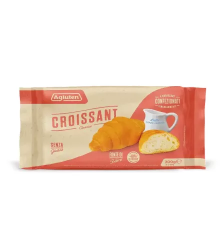 Agluten Croissant Classici – neplnené croissanty (bezlepkové), 50 g
