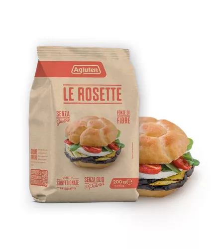 Agluten Le Rosette – žemle (bezlepkové), 50 g