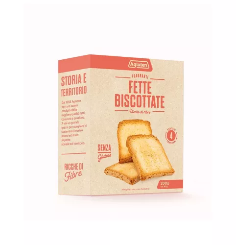 Agluten Fette Biscottate – sucháre (bezlepkové), 200 g