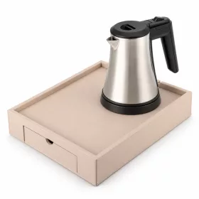   Bentley Stromboli podnos (prírodný) + Coral rýchlovarná kanvica, 0,5 l (nehrdzavejúca oceľ) – súprava