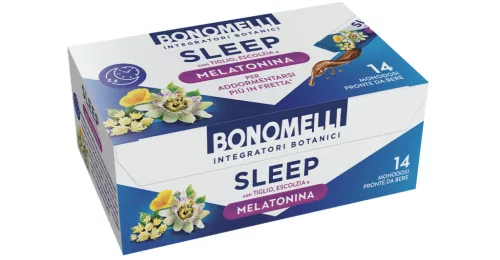 Bonomelli SLEEP tekutý výživový doplnok s melatonínom a sladidlom, 10 ml – cena za 1 vrecúško