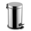 Nerezový pedálový kôš, s tlmičom zatvárania, 20L, lesklý