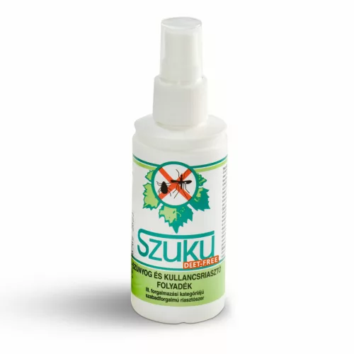 SZUKU DEET-FREE repelent proti komárom a kliešťom – 50 ml