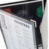 Obal na jedálny lístok Bistro A5, 3 listy, rozkladacia verzia