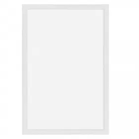   Kriedová tabuľa Securit 40 × 60 cm, bielo lakovaný rám s dreveným vzhľadom