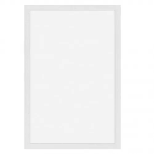 Kriedová tabuľa Securit 40 × 60 cm, bielo lakovaný rám s dreveným vzhľadom