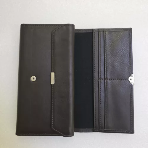 Čašnícka peňaženka Absolut Leather, tmavohnedá