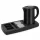 HOBBB Nakskov podnos + Køge H1266 Black rýchlovarná kanvica, 1,2 l – súprava