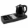 HOBBB Nakskov podnos + Viborg H2002 Black rýchlovarná kanvica, 1,2 l – súprava