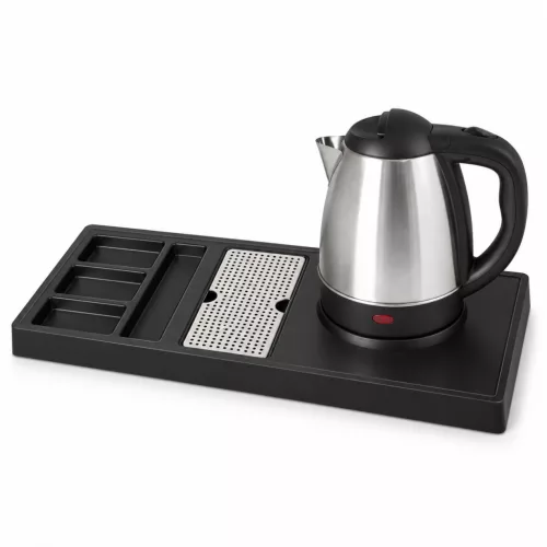 HOBBB Gentofte podnos + Silkeborg H1202 rýchlovarná kanvica, 1,2 l – súprava