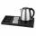 HOBBB Gentofte podnos + Svendborg H1202B rýchlovarná kanvica, 1,2 l – súprava