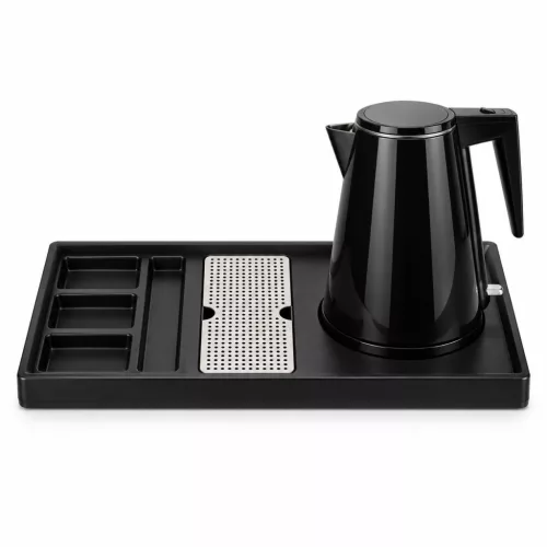 HOBBB Gentofte podnos + Holstebro H1206 Black rýchlovarná kanvica, 1,2 l – súprava