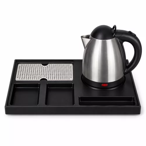 HOBBB Charlottenlund podnos + Sønderborg H0881S rýchlovarná kanvica, 0,8 l – súprava