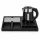 HOBBB Charlottenlund podnos + H1262 Black rýchlovarná kanvica, 0,6 l – súprava