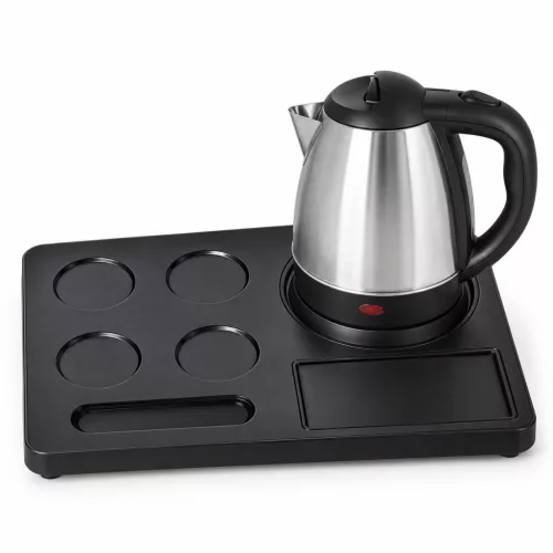 HOBBB Hadsund podnos + Silkeborg H1202 rýchlovarná kanvica, 1,2 l – súprava