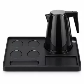   HOBBB Hadsund podnos + Holstebro H1206 Black rýchlovarná kanvica, 1,2 l – súprava