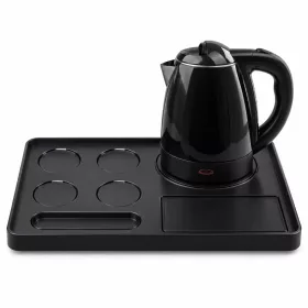   HOBBB Hadsund podnos + Viborg H2002 Black rýchlovarná kanvica, 1,2 l – súprava