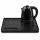 HOBBB Hadsund podnos + Viborg H2002 Black rýchlovarná kanvica, 1,2 l – súprava