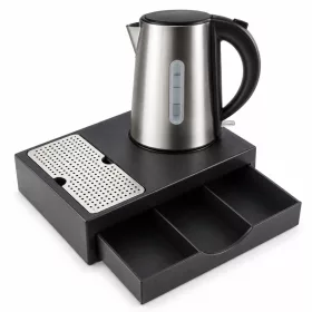   HOBBB Sæby podnos + Skive H1206-1 rýchlovarná kanvica, 1 l – súprava