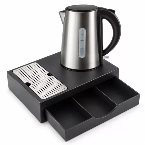 HOBBB Sæby podnos + Skive H1206-1 rýchlovarná kanvica, 1 l – súprava