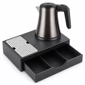   HOBBB Sæby podnos + Fredericia H1208 Gun rýchlovarná kanvica, 0,8 l – súprava