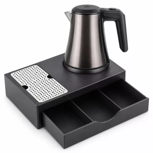 HOBBB Sæby podnos + Fredericia H1208 Gun rýchlovarná kanvica, 0,8 l – súprava