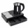 HOBBB Sæby podnos + H1262 Black rýchlovarná kanvica, 0,6 l – súprava