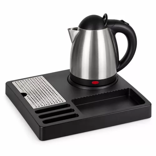 HOBBB Assens podnos + Sønderborg H0881S rýchlovarná kanvica, 0,8 l – súprava