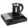 HOBBB Assens podnos + H1262 Black rýchlovarná kanvica, 0,6 l – súprava