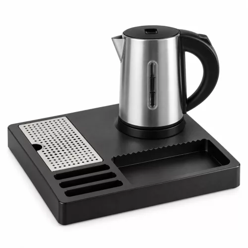 HOBBB Assens podnos + Hjørring H1263 rýchlovarná kanvica, 0,6 l – súprava