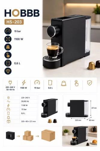 Kávovar kompatibilný s Nespresso