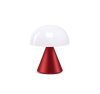 Lexon Mina Mini Led Lamp - tmavo červená