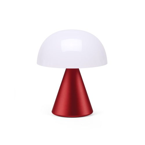 Lexon Mina M Stredná prenosná LED lampa - tmavo červená