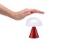 Lexon Mina M Stredná prenosná LED lampa - tmavo červená