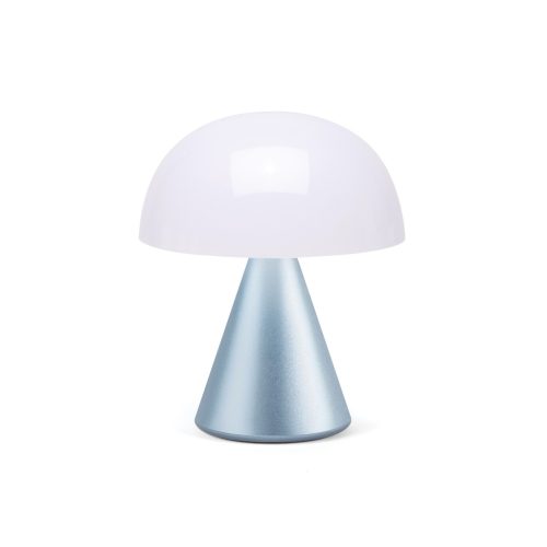 Lexon Mina M Stredná prenosná LED lampa - svetlo modrá