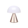 Lexon Mina M Stredná prenosná LED lampa - zlatá