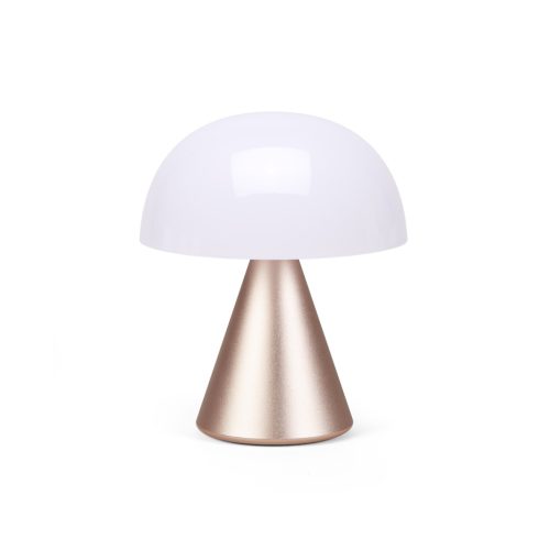 Lexon Mina M Stredná prenosná LED lampa - zlatá