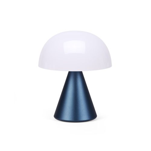 Lexon Mina M Stredná prenosná LED lampa - tmavo modrá