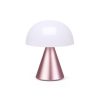 Stredná prenosná LED lampa Lexon Mina M - svetloružová