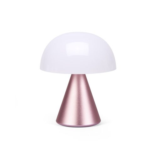 Stredná prenosná LED lampa Lexon Mina M - svetloružová