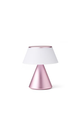 Prenosná LED lampa Lexon Luma M so synchronizáciou farieb - svetloružová