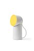 Prenosná LED lampa Lexon Orbe s pohyblivou hlavou - žiarivo biela