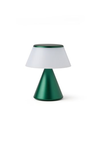 Lexon Luma S Mini nepretržite synchronizovateľná LED lampa - tmavo zelená