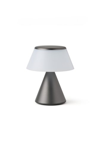 Lexon Luma S Mini nepretržite synchronizovateľná LED lampa - pištoľový kov