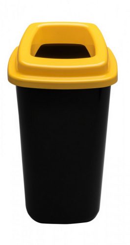 Plafor Sort selektívny zberač odpadu, smetný kôš 45L čierno/žltý
