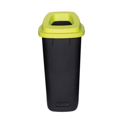 Plafor Sort selektívny zberač odpadu, smetný kôš 90L čierno/zelený