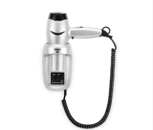 Valera Excel 1600 Shaver Silver Nástenný fén s nástennou zásuvkou na holiaci strojček
